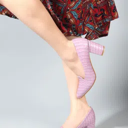 CORSICA Women Printed Block Heel Pumps-picture-17