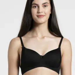 Jockey Black Padded Non Wired 1816 T-Shirt Bra-25