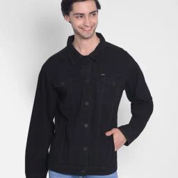Crimsoune Club Black Regular Fit Denim Jacket-picture-10