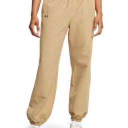 Under Armour Beige Loose Fit Logo Printed Sports Joggers-picture-37