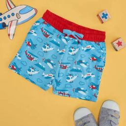 Pantaloons Baby Blue Cotton Printed Shorts-image-48