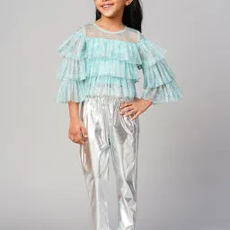LIL DRAMA Girls Printed Top with Trousers-picture-15