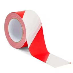 AIPL FMT 2 inch X 25 m Red & Whie Floor Tape-picture-1