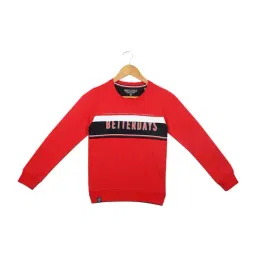 Monte Carlo Kids Red Printed Sweatshirt-image-38