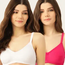 Lady Lyka Multicolor Non Wired Non Padded T-Shirt Bra (Pack Of 2)-picture-17