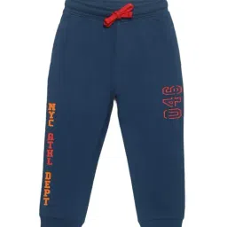 Plum Tree Kids Navy Printed Joggers-image-68