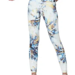 SILVERTRAQ Multicolor Tie - Dye Leggings-image-47
