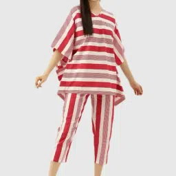 Clt.s Red Striped Pajama Set-picture-34