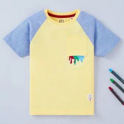Ed-a-Mamma Kids Yellow Cut N Sew T-Shirt-picture-8