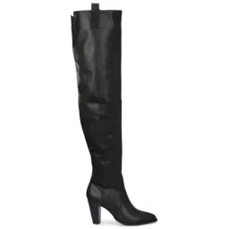 Delize Women's Black Casual Booties-image-78