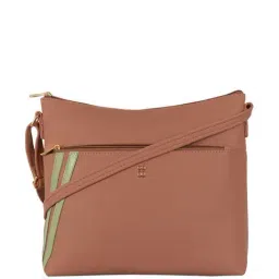 Baggit Pink Solid Medium Sling Handbag-image-21