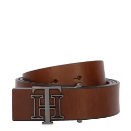 Tommy Hilfiger Tan Leather Waist Belt for Men-74