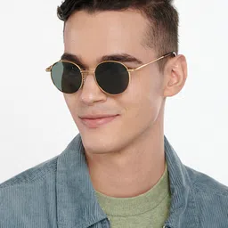 Vincent Chase Round Sunglasses with Polarised & UV Protected Lens 149277-22