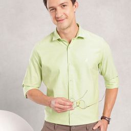 Nautica Classic Fit Pure Cotton Water Repellent Casual Shirt-picture-3