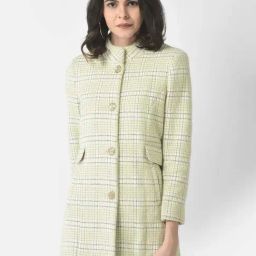 Crimsoune Club Beige Checks Over Coat-picture-37