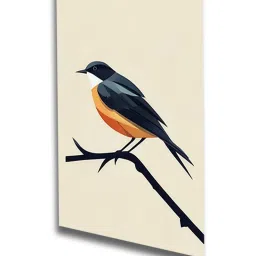 Nestroots Serene Bird Multi Frame Solid Canvas Wall Painting - Set of 4 image 3