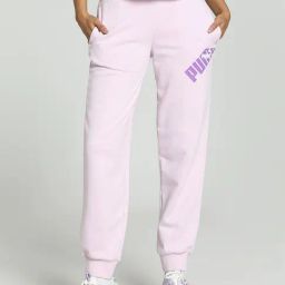 Puma Lilac Printed Sports Joggers-image-54