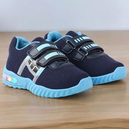 LEVOT Boys Mesh Walking Non-Marking Shoes-13