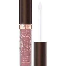 Eveline Cosmetics Choco Glamour Vinyl Gloss Lip Liquid N01 Ruby Chocolate - 4.5 ml-3