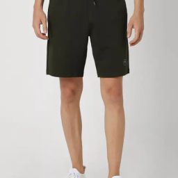 Van Heusen Olive Cotton Regular Fit Sports Shorts-image-34