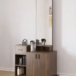 Nilkamal Dyson Dresser with Mirror (Classic Walnut)-picture-14