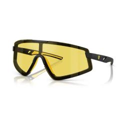 FERRARI SCUDERIA Yellow UV Protection Shield Sunglasses for Men-image-27