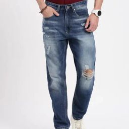SHOWOFF Blue Denim Regular Fit  Jeans-image-65