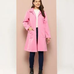 Qurvii Pink Plain Jacket-picture-39