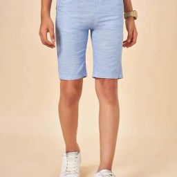 Coolsters by Pantaloons Kids Clear Sky Cotton Solid Shorts-picture-34