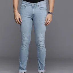 Louis Philippe Jeans Men Super Skinny Fit Heavy Fade Stretchable Jeans-image-84