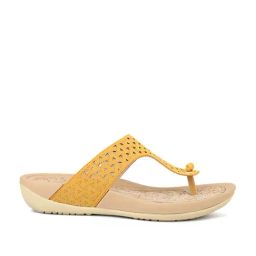 Inc.5 Women's Yellow T-Strap Wedges-image-16