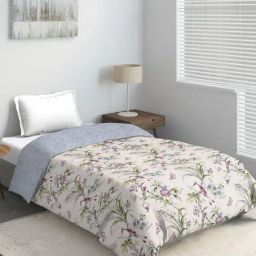 DDECOR Live beautiful Purple Polycotton 136 TC Floral Winter Quilt-picture-10