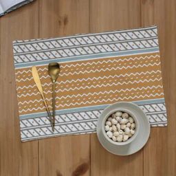 House This Sarovar Beige Cotton Placemats - Set of 2-image-89
