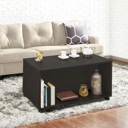Delite Kom Sway Flowery Wenge Engineered Wood Coffee Table-image-18