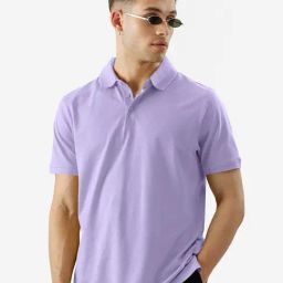 The Souled Store Purple Regular Fit Polo T-Shirt-picture-16