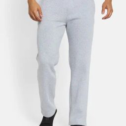 Octave Grey Melange Regular Fit Trackpants-picture-28