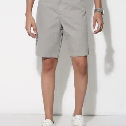 Peregrine By Pantaloons Grey Regular Fit Printed Shorts-picture-24
