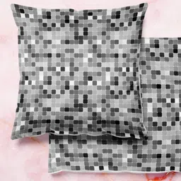 ArtzFolio Multicoloured Set of 2 Velvet Square Cushion Covers-image-39