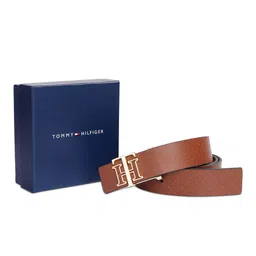 Tommy Hilfiger Men Printed Leather Belt-image-98