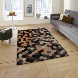 Presto Brown & Grey Wool Hand Tufted Carpet-picture-44