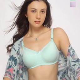 MomToBe Multicolor Cotton Regular Fit Maternity Bra-picture-28