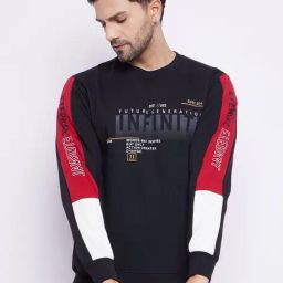 Duke Black Regular Fit Printed Sweatshirt-picture-23
