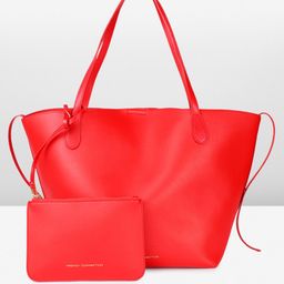 French Connection Shopper Tote Bag with Pouch-22