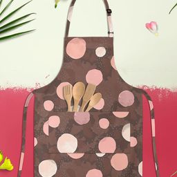 ArtzFolio Brown Printed Pure Cotton Apron-53