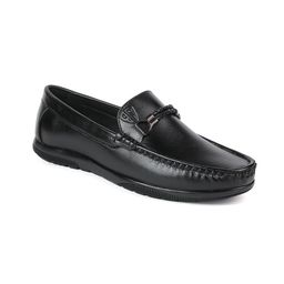 BRATVA Men Black Loafers-image-15