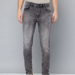 Flying Machine Men Slim Tapered Fit Mid-Rise Heavy Fade Acid Wash Stretchable Jeans-image-78