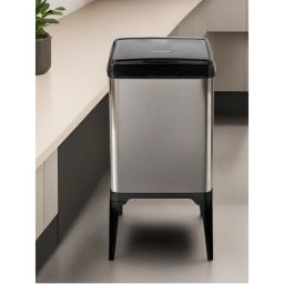 UMAI Stainless Steel Dustbin with Lid 22L Automatic Smart Sensor High Legs Silver-picture-44