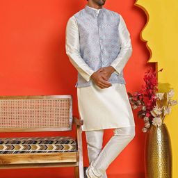 Anouk Men Regular Kurta with Pyjamas image 3