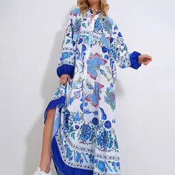 Trend Alacati stili Floral Printed Maxi Dress-picture-48