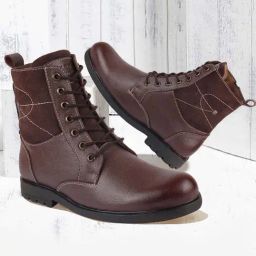 Fausto Men's Brown Biker Boots-image-79